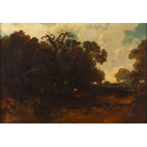 Charles Hoguet (1821 Berlin – 1870 Berlin), Forest Landscape, 1857