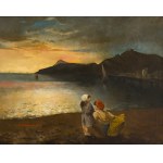 Hiacynt Alchimowicz (1841–1897), A Bay on the Mediterranean Sea