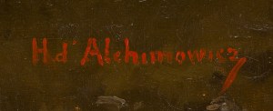 Hiacynt Alchimowicz (1841 - 1897 ), Zatoka nad Morzem Śródziemnym