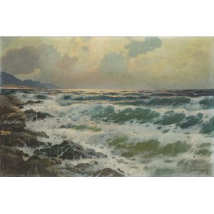 Aleksander Dzigurski (1911–1995), Waves at Dusk