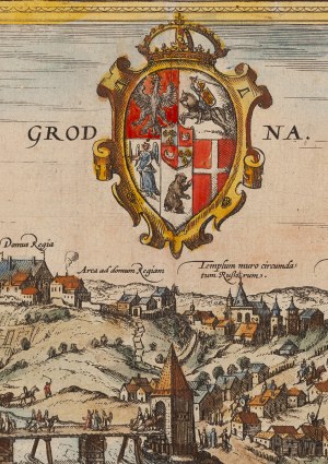 Frans Hogenberg, Georg Braun, Panorama Grodna (