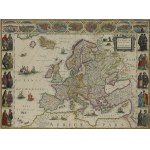 Joan Blaeu (1596–1673), Map of Europe ("Europa recens descripta a Guilielmo Blaeuw"), circa 1635