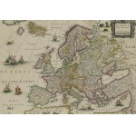 Joan Blaeu (1596–1673), Map of Europe ("Europa recens descripta a Guilielmo Blaeuw"), circa 1635
