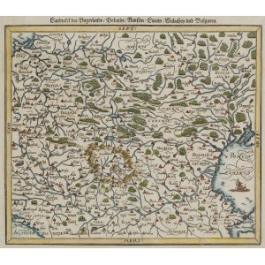 Sebastian Münster (1488–1552), Mapa Uher a území Polské republiky, 1558