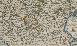 Sebastian Münster (1488 - 1552 ), Mapa Węgier i ziem Rzeczpospolitej, 1558