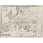 Robert de Vaugondy (1688–1766), Map of Europe for Montesquieu’s *De l’Esprit des Lois*, 1763