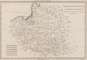Rigobert Bonne (1727 - 1794), Mapa Polski i Księstwa Litewskiego (