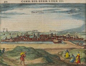 Petrus Bertius (1565 - 1629), Panorama Gdańska