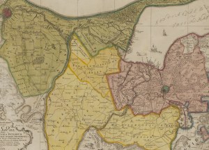Johann Friedrich Endersch (1705 Turyngia - 1769 Elbląg), Mapa Żuław Wiślanych (