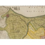 Johann Friedrich Endersch (1705 Thuringia – 1769 Elbląg), Map of the Vistula Delta (“Mappa Geographica Trivm Insvlarum In Prvssia...”), 1753