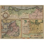 Abraham Ortelius (1527 Antwerp – 1598 Antwerp), Map of Pomerania, Livonia, and the Duchy of Oświęcim-Zator, 1601