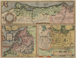 Abraham Ortelius (1527 Antwerpia - 1598 Antwerpia), Mapa Pomorza, Inflant i Księstwa Oświęcimsko-Zatorskiego, 1601