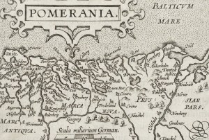 Abraham Ortelius (1527 Antwerpia - 1598 Antwerpia), Pomorze (