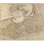 Johann Baptist Homann (1663–1724), Map of Royal and Ducal Prussia ("Regnum Borussiae..."), circa 1720