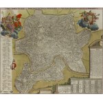Johann Baptist Homann (1663–1724), Map of Rome ("Urbis Romae Veteris ac Modernae Accurata"), 1716