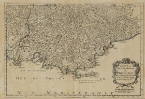 Nicolas Sanson (1600 - 1667 ), Mapa Francji (