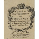 Nicolas Sanson (1600–1667), Map of France (“Comté et gouvernement de Provence”), 1652
