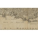 Nicolas Sanson (1600–1667), Mapa Francie („Comte et gouvernement de Provence“), 1652