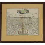 Johann Baptist Homann (1663–1724), Mapa Svaté země („Novissima totius Terrae Sanctae...“), 1969