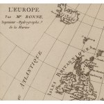 Rigobert Bonne (1727–1794), Map of Europe, circa 1780