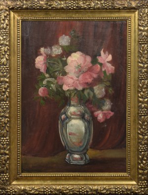 Matylda MELENIEWSKA (1869-1930), Piwonie w wazonie