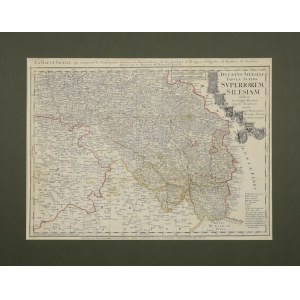 Mapa Górnego Śląska [Ducatus Silesiae tabula altera Superiorem Silesiam]