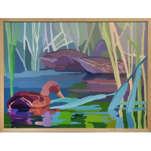 Joanna SUŁEK-MALINOWSKA (b. 1969), Ducks in the Reeds, 2013