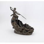 HUPPE, Bowl featuring a woman with a trident