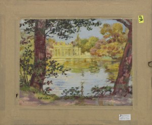 Kazimierz Wiktor HOLLER (1881-1975), Czytająca / Pałac na Wodzie