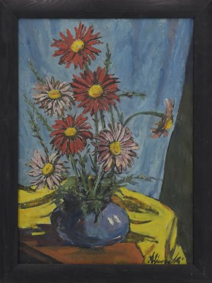 Alojzy SIWECKI (1912-1988), Kwiaty w wazonie