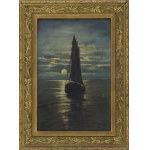 Unknown artist—monogramist E. F., 11th century, Łódź at Sea, 1904