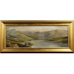 S. SAXTON, 19th/20th century, Landscape with a Mountain Lake, 1901