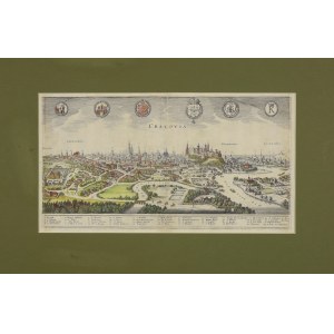 Matthaus MERIAN the Elder (1593–1650), *Cracovia*—A Panorama of Kraków from around 1638