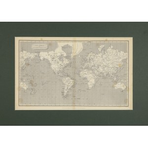 Mapa ziemi w rzucie Mercatora [The World on Mercators Projection], 1807
