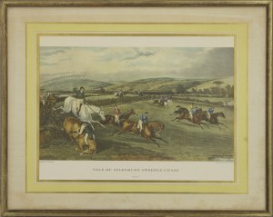 Charles HUNT (1803-1877), George HUNT - ryt. wg Francis Calcraft TURNER (ok. 1782-1846), Gonitwa w dolinie Aylesbury [Vale of Aylesbury Steeple Chase]