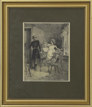 Elwiro Michał ANDRIOLLI (1836-1893), Para scen / ilustracji do edycji „Pan Tadeusz” Adama Mickiewicza