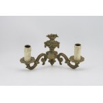 Two-candle wall sconce