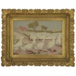 Unknown artist, 19th century, Geese