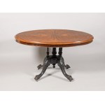 Eclectic oval table