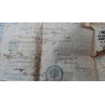 Reise-Pass Passport JANUARY UPRISING Kraków 1860–1863