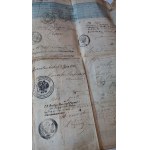 Reise-Pass Passport JANUARY UPRISING Kraków 1860–1863