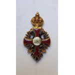 Gold Cross of Civil Merit with the Austro-Hungarian Crown