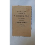 Holy Image: Souvenir of the First Holy Mass of Rev. Alojzy Polak, Kraków, 1890.