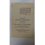 Holy Image: Souvenir of the Ordination of Stanisław Czartoryski, 1925