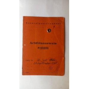 Work Permit, Lviv, 1944