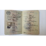 Soviet Union Passport for a Pole, Lviv, 1940