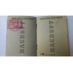 Soviet Union Passport for a Pole, Lviv, 1940