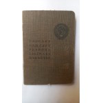 Soviet Union Passport for a Pole, Lviv, 1940
