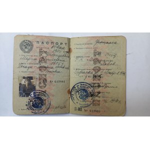 Sowjetischer Reisepass für eine Polin, Lemberg 1940