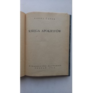 Kniha apokryfů, Karol Čapek, 1948 /m.